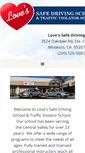 Mobile Screenshot of lovessafedriving.com